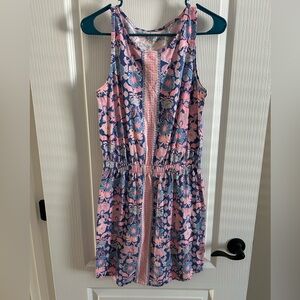 Lilly Pulitzer Pink and Blue Patterned Dress